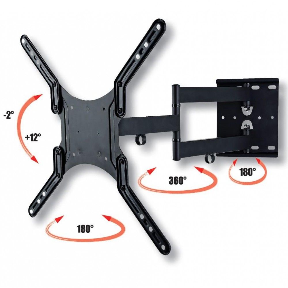 TECHLY  23-55" Universal LCD TV Wall Mount Bracket Black