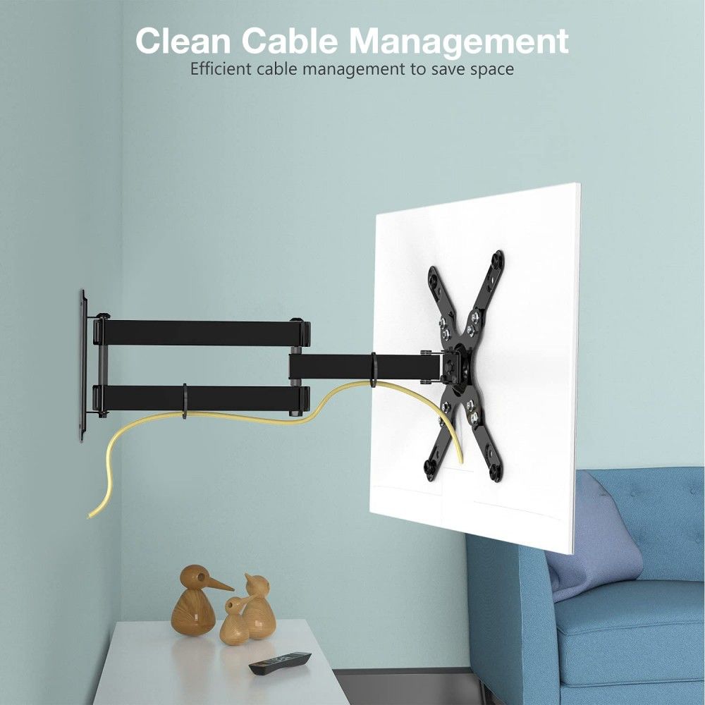 TECHLY  23-55" Universal LCD TV Wall Mount Bracket Black