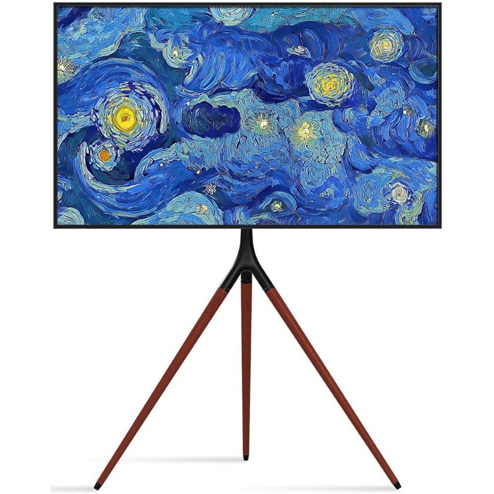 TECHLY  45"-65" Tripod Floor Stand for LCD / LED / Plasma TV Brown/Black