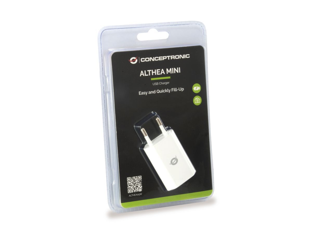 Conceptronic  ALTHEA05W 1-Port 5W USB Charger Adapter White