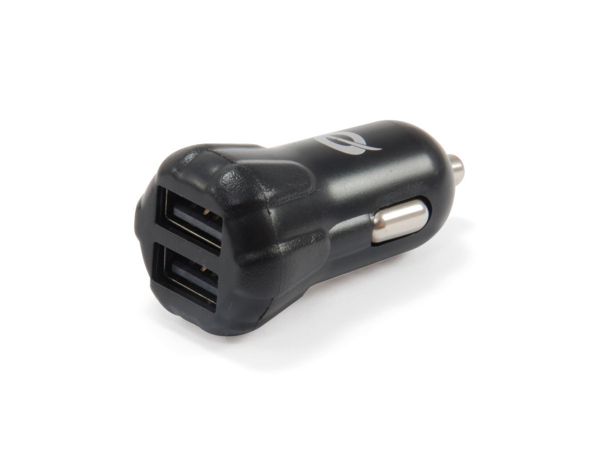 Conceptronic  CUSBCAR2AKIT 2-Port USB Car Charger Kit Black