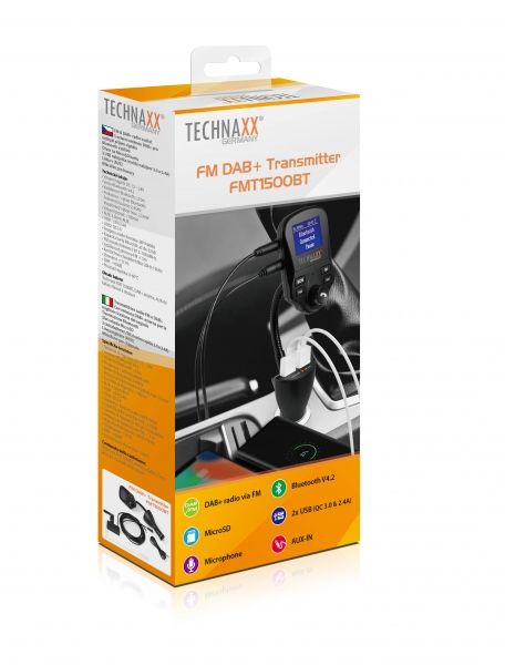 Technaxx FMT1500BT BT FM DAB+ Transmitter
