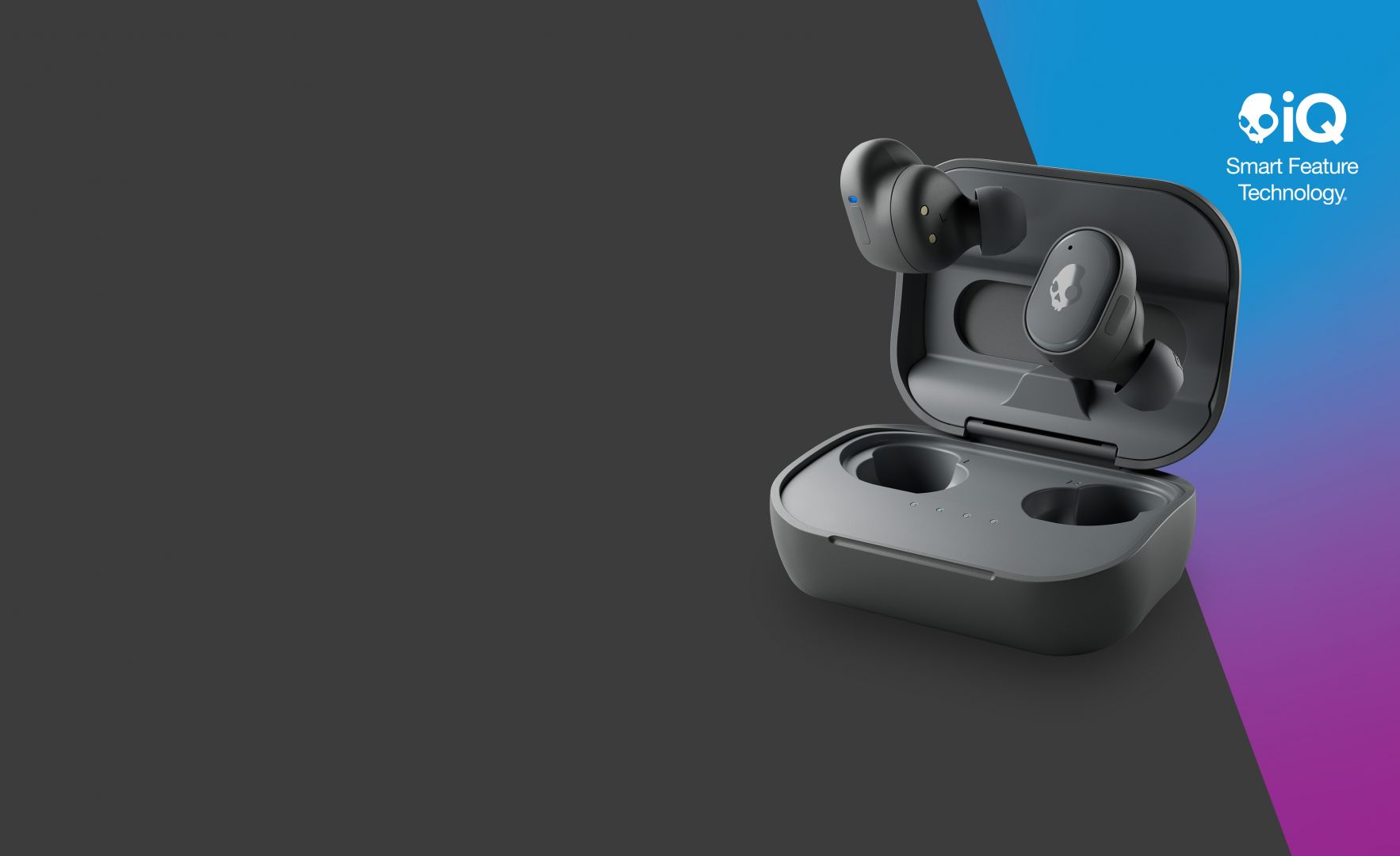 Skullcandy Grind True Wireless Bluetooth Headset Chill Grey