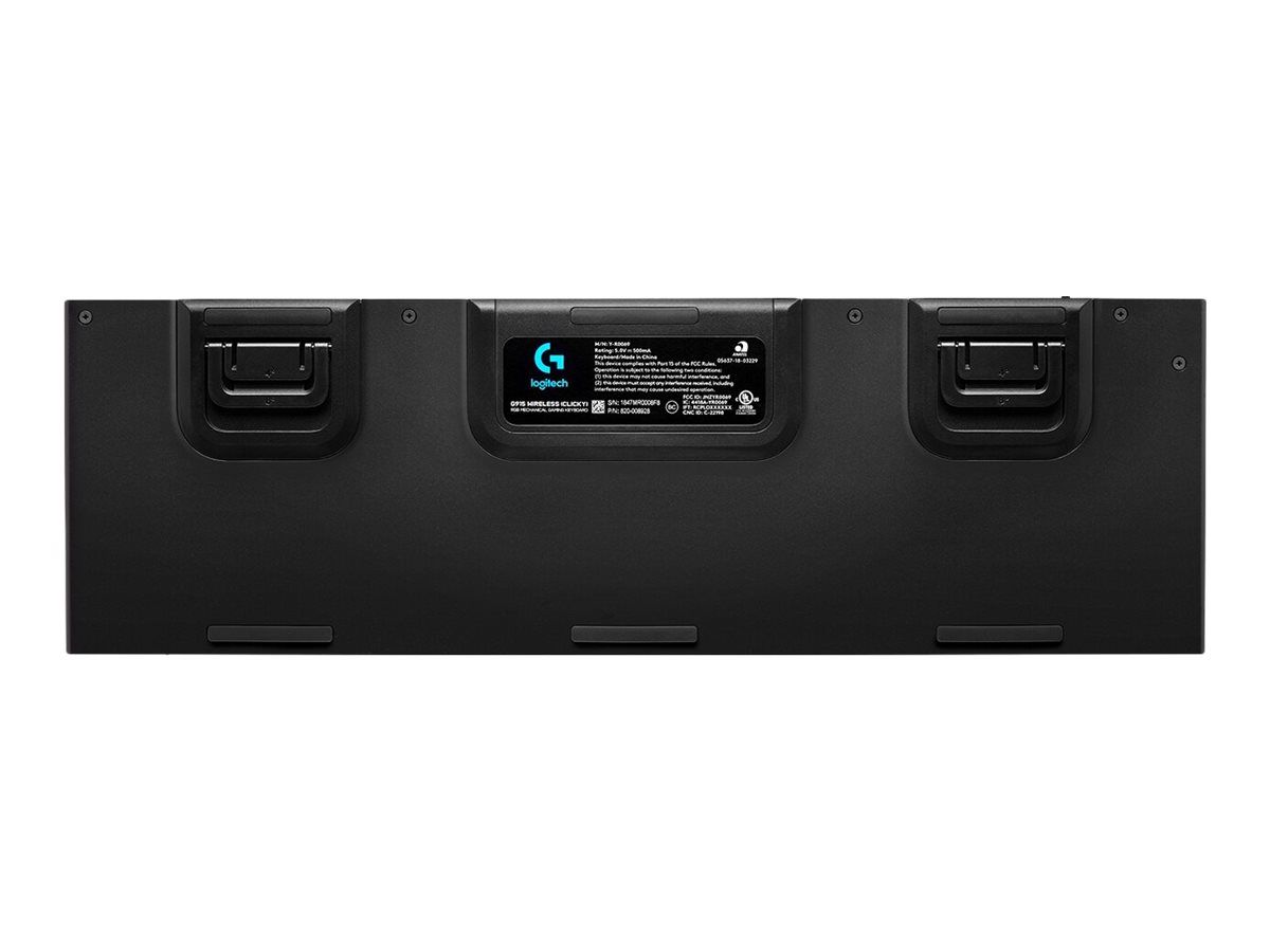 Logitech G915 Lightspeed Wireless RGB GL Linear Mechanical Gaming Keyboard Carbon US