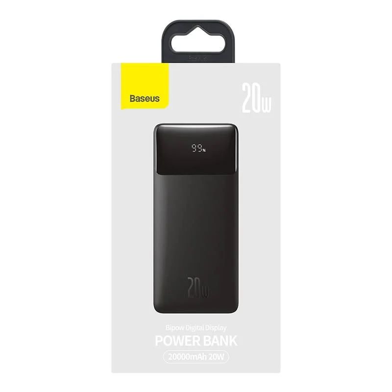 Baseus Bipow 20000mAh Powerbank Black