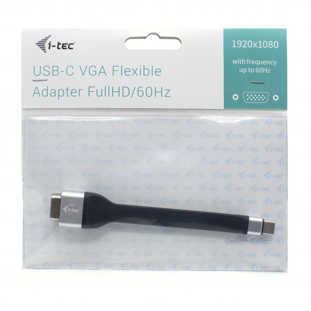 I-TEC USB-C Flat VGA Adapter 1920 x 1080p/60 Hz