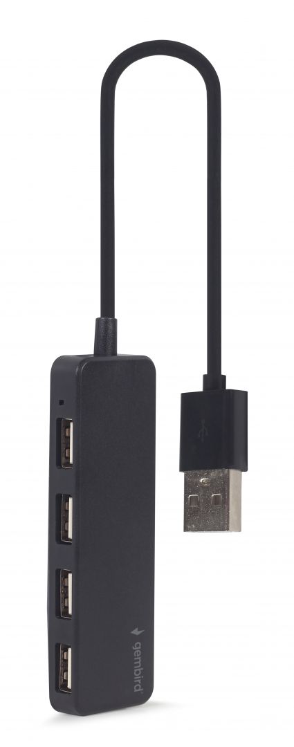 Gembird 4-portos USB2.0 HUB Black