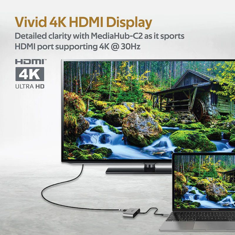 Promate MediaHub-C2 High Definition USB-C Display Adapter