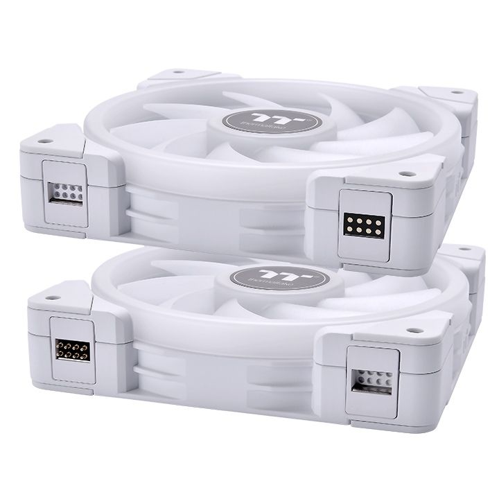Thermaltake SWAFAN EX12 RGB PC Cooling Fan White (3-Fan Pack)