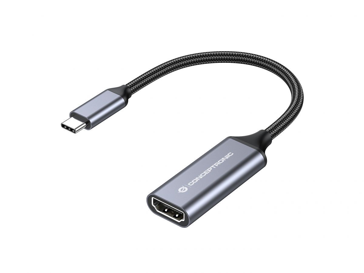 Conceptronic ABBY09G USB-C to HDMI Adapter 4K60Hz Grey