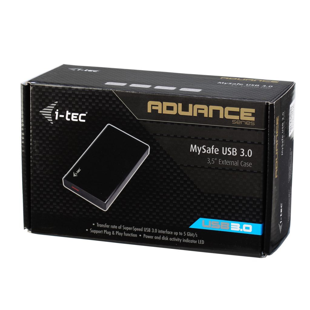 I-TEC MySafe Advance Black 3.5" USB 3.0 Black