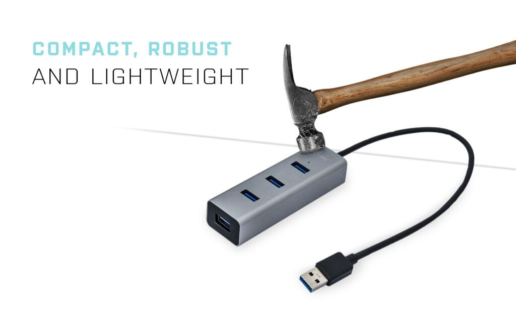 I-TEC 4-port USB3.0 Hub Grey