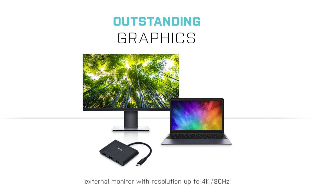 I-TEC USB C HDMI Travel Adapter PD/Data Black