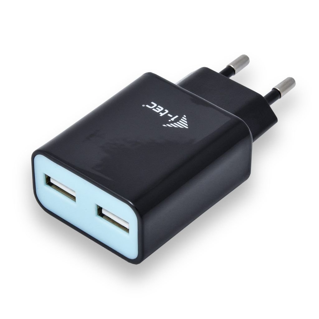 I-TEC i-tec USB Power Charger 2 Port 2.4A Black