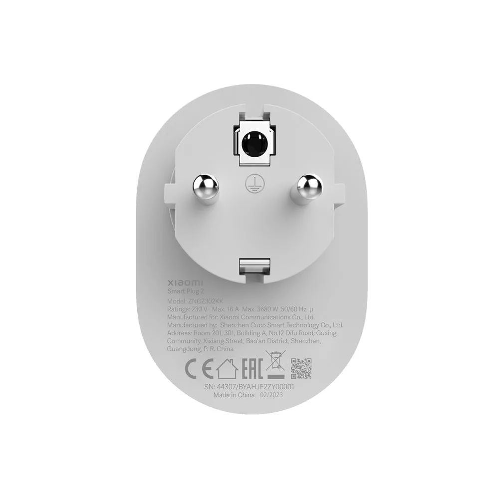 XiamiSmart Plug 2 Wifi EU White