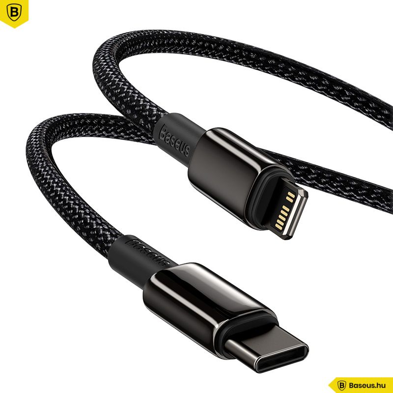 Baseus Tungsten Gold Lightning Cable 2m Black