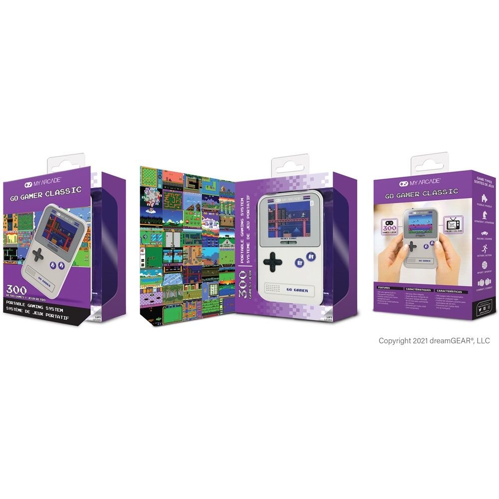MY ARCADE Go Gamer Classic Hordozható Grey/Purple