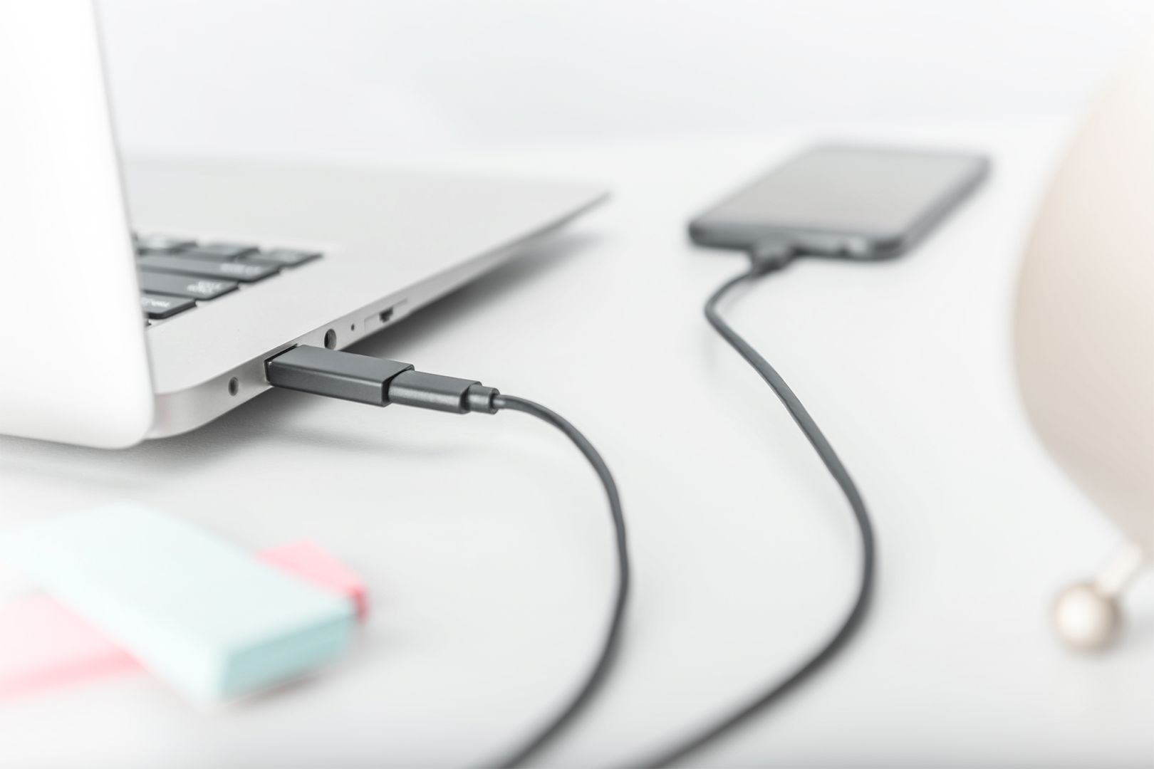 Digitus USB Type-C male/famale adapter Black