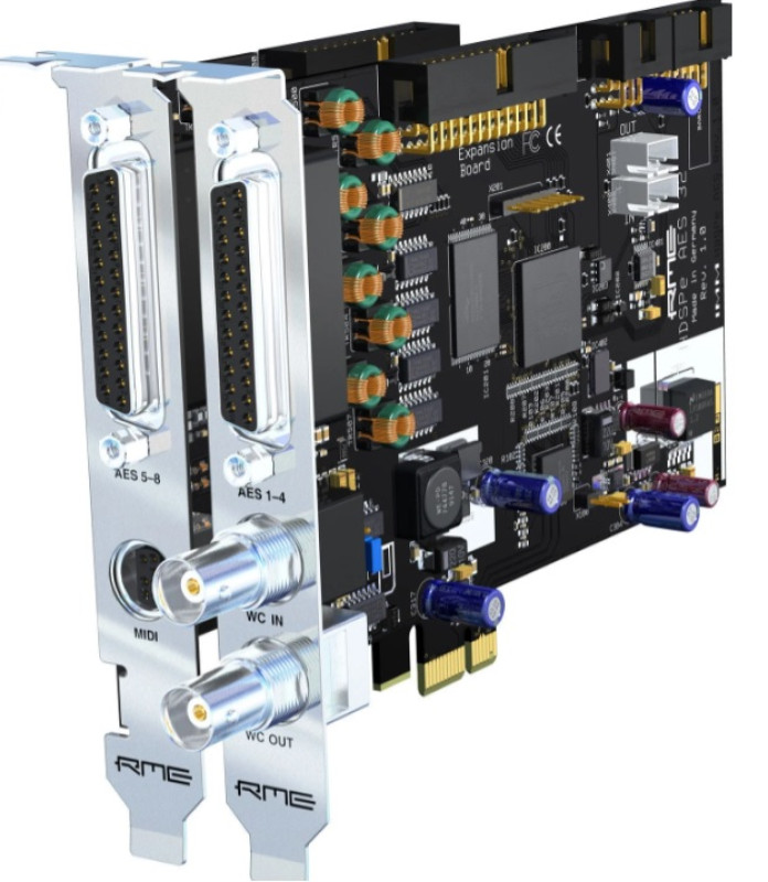 RME Hammerfall DSP AES-32 synchronizer board - PCI-e,  szinkronizáló kártya