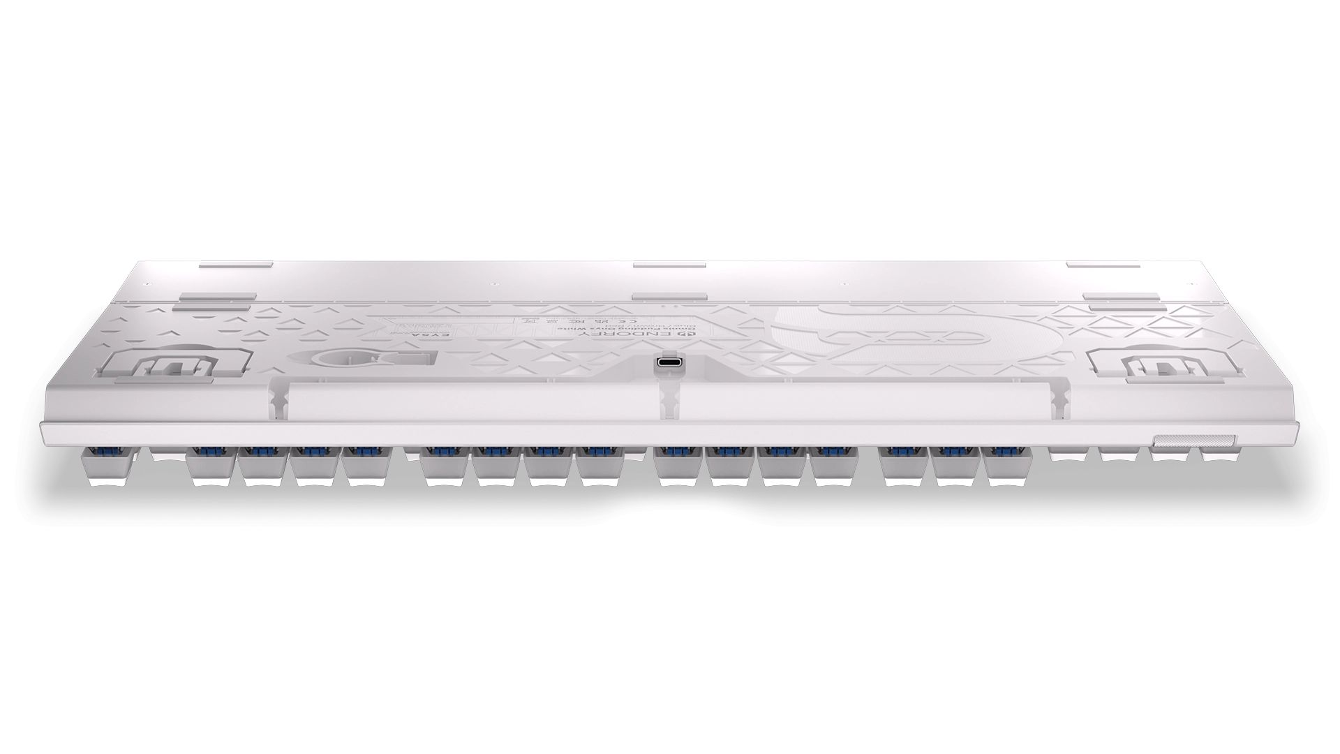 Endorfy Omnis Pudding Blue Switch Mechanical Keyboard Onyx White US