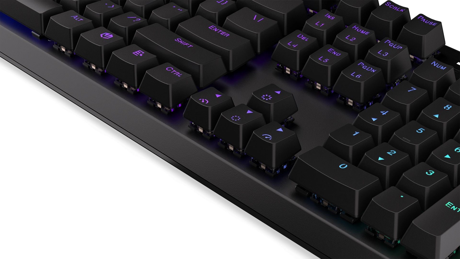 Endorfy Thock Blue Switch Mechanical Keyboard Black US