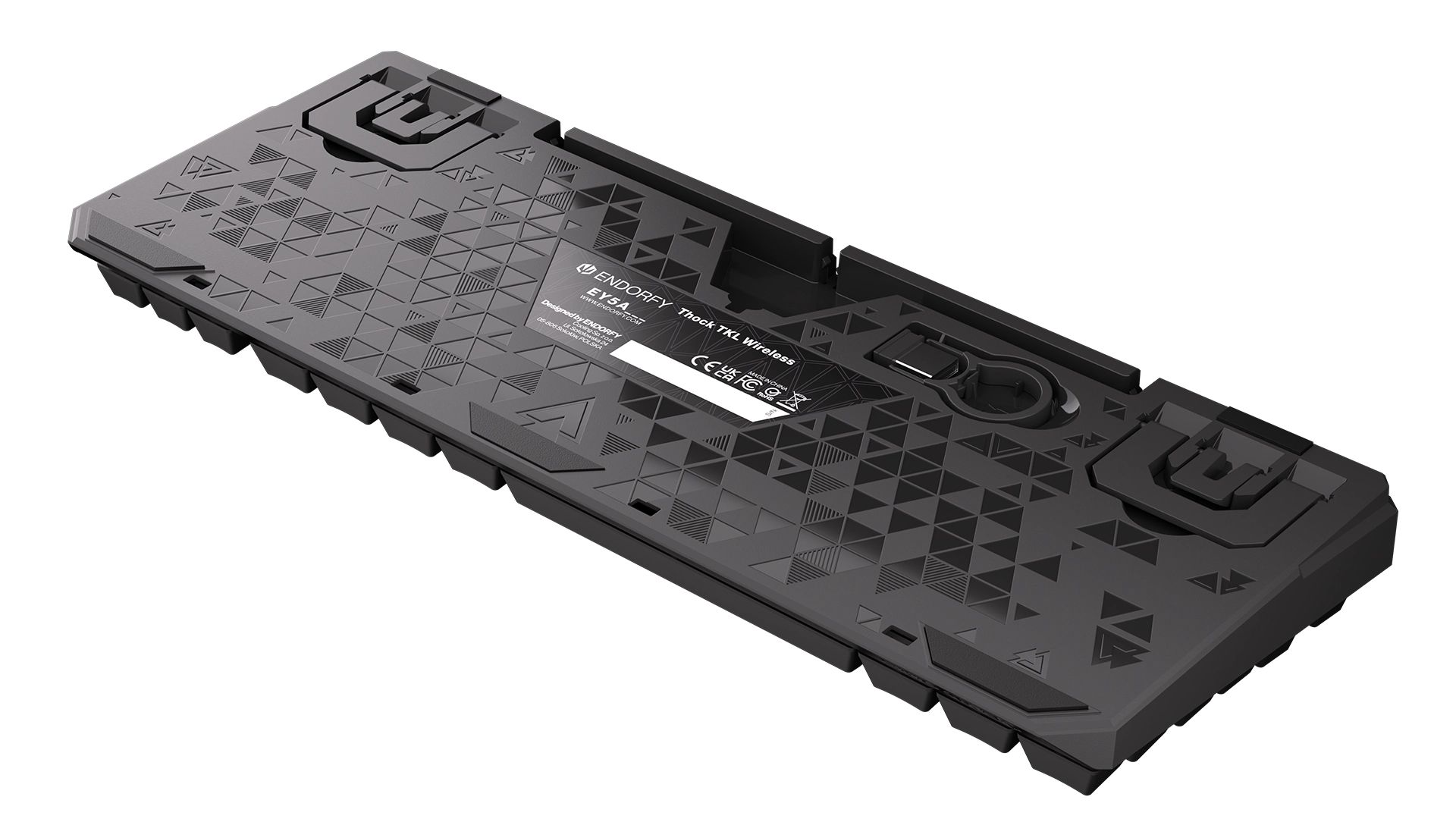 Endorfy Thock TKL Wireless Red Switch Mechanical Keyboard Black US