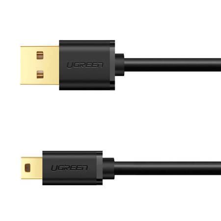 UGREEN USB-A to miniUSB male/male cable 1m Black
