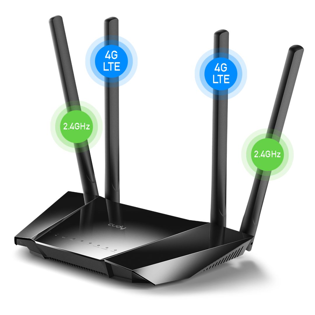 Cudy LT400 300 Mbps Wireless N 4G LTE Router