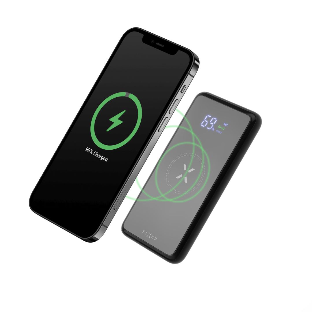 FIXED MagZen 10000mAh Wireless Powerbank Black