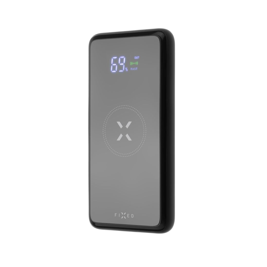 FIXED MagZen 10000mAh Wireless Powerbank Black