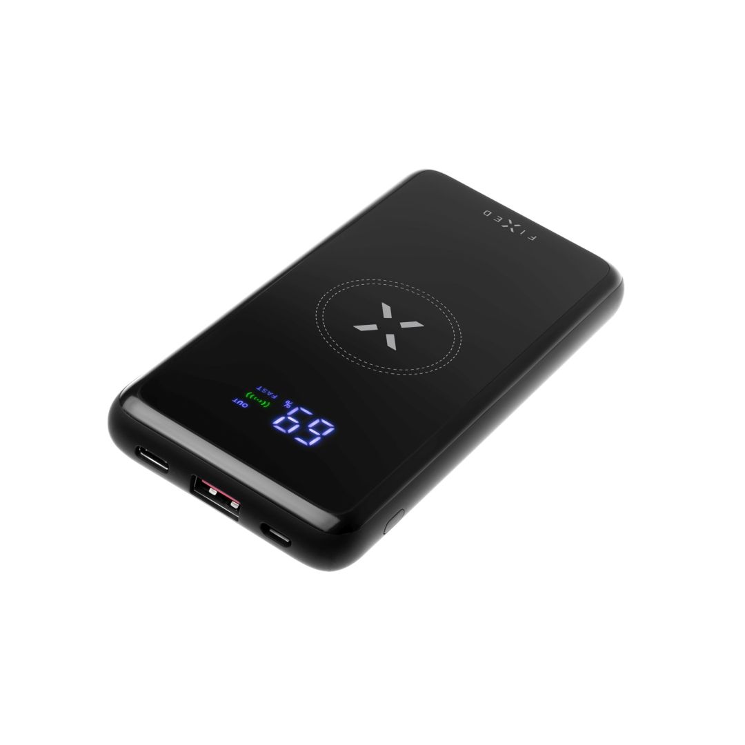 FIXED MagZen 10000mAh Wireless Powerbank Black