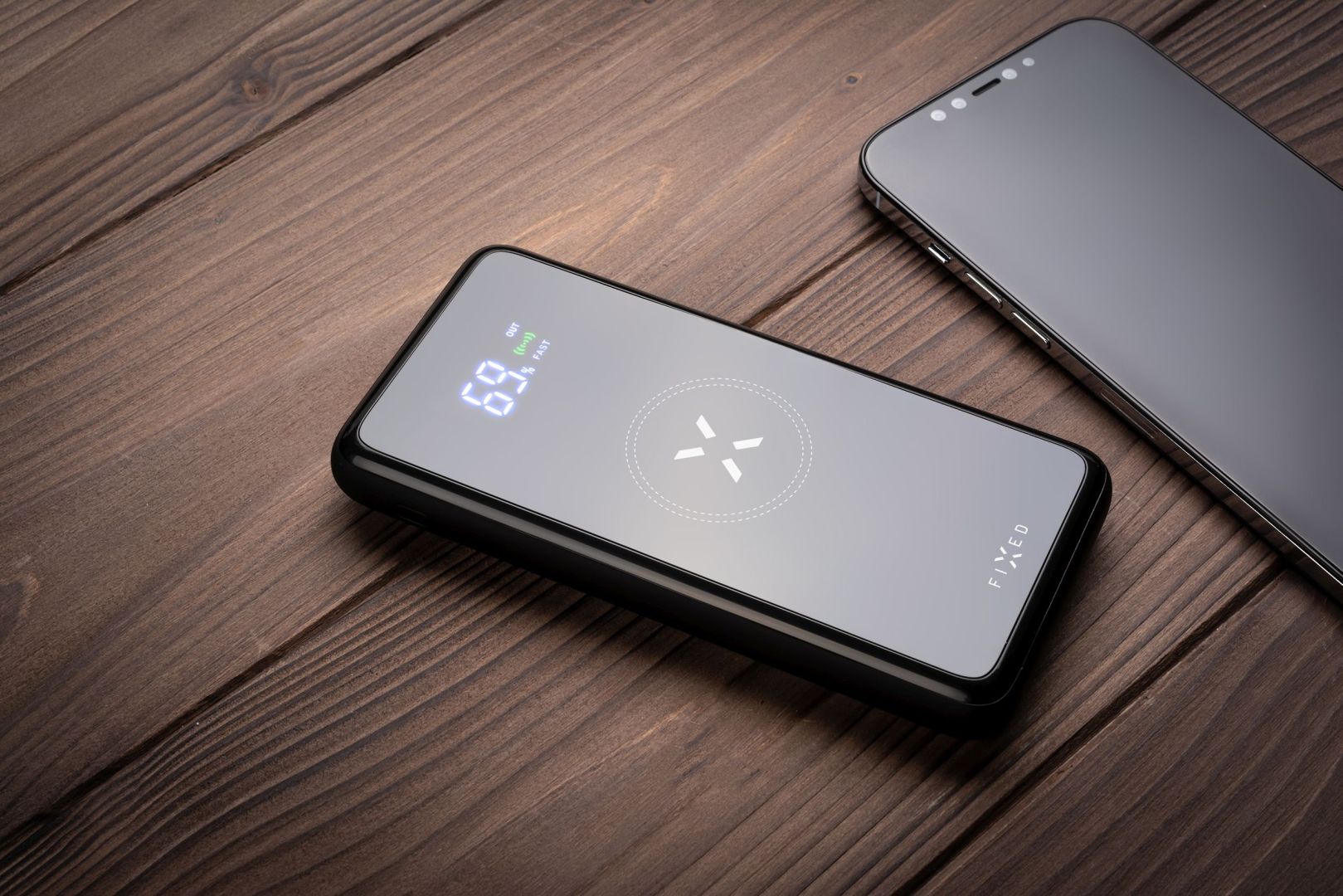 FIXED MagZen 10000mAh Wireless Powerbank Black