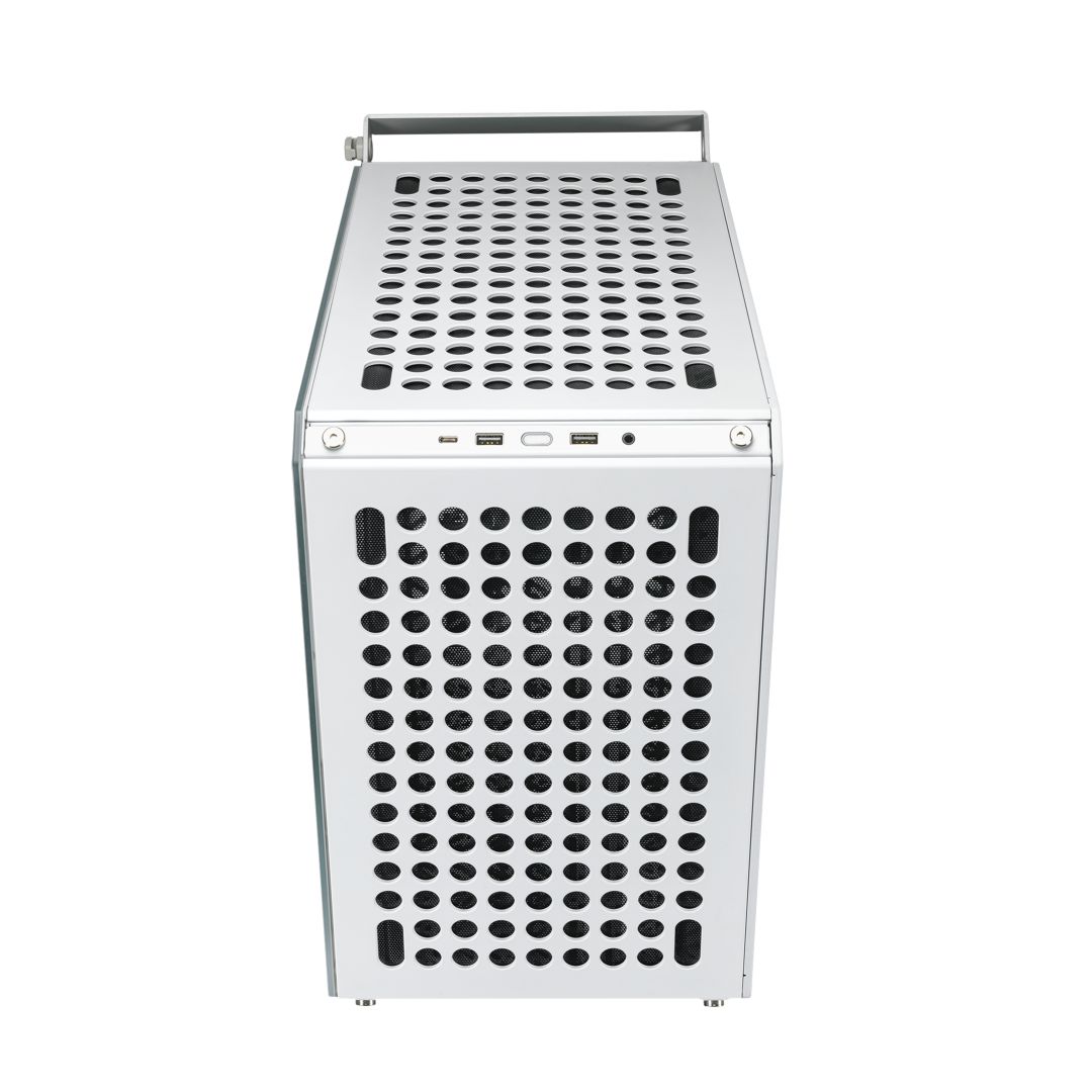 Cooler Master QUBE 500 Flatpack Tempered Glass White Edition