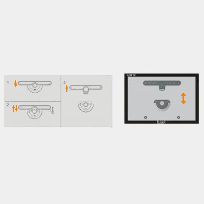 Harmantrade LD08 Wall Mount 32"-55" Black