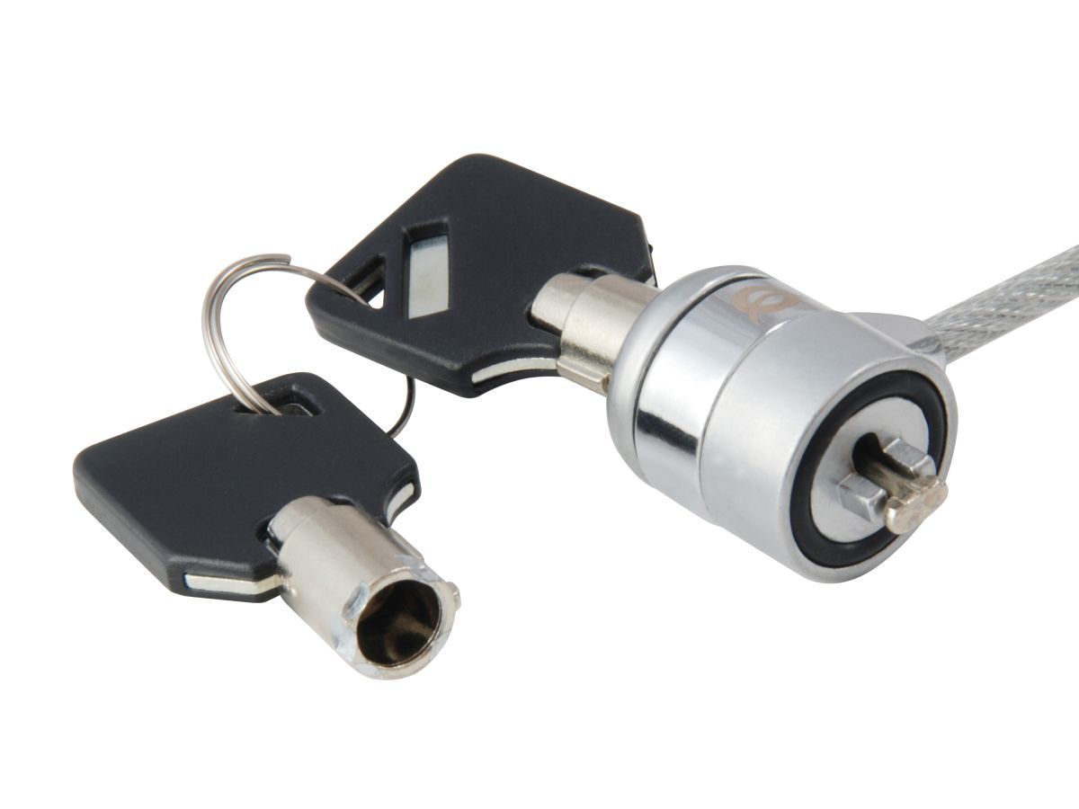 Conceptronic  CNBSLOCK15 Keyed Laptop Lock, 1.5m Grey