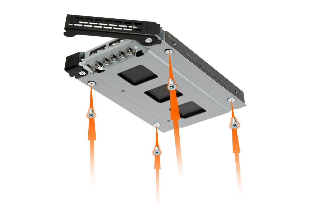 IcyDock ToughArmor MB992SK-B Full Metal 2 Bay 2.5” SATA/SAS HDD & SSD Mobile Rack for External 3.5" Drive Bay