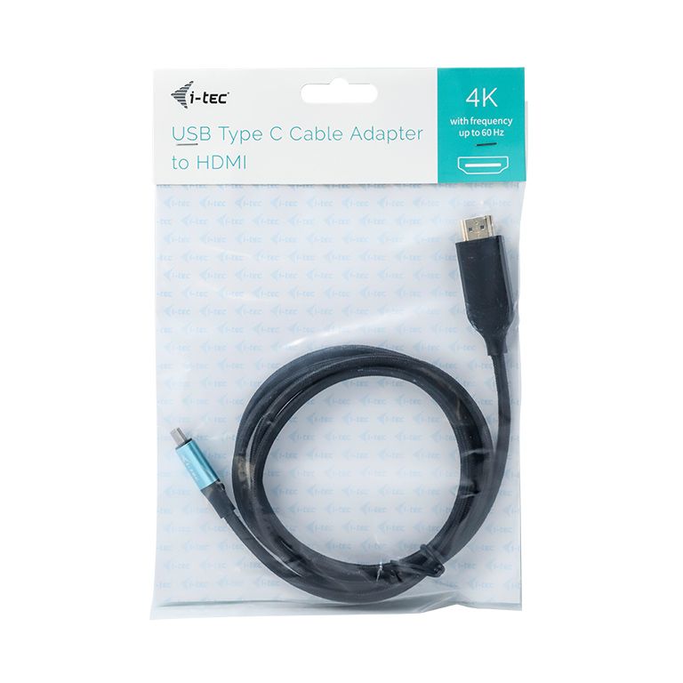 I-TEC USB-C HDMI Cable Adapter 4K / 60 Hz 200cm Black