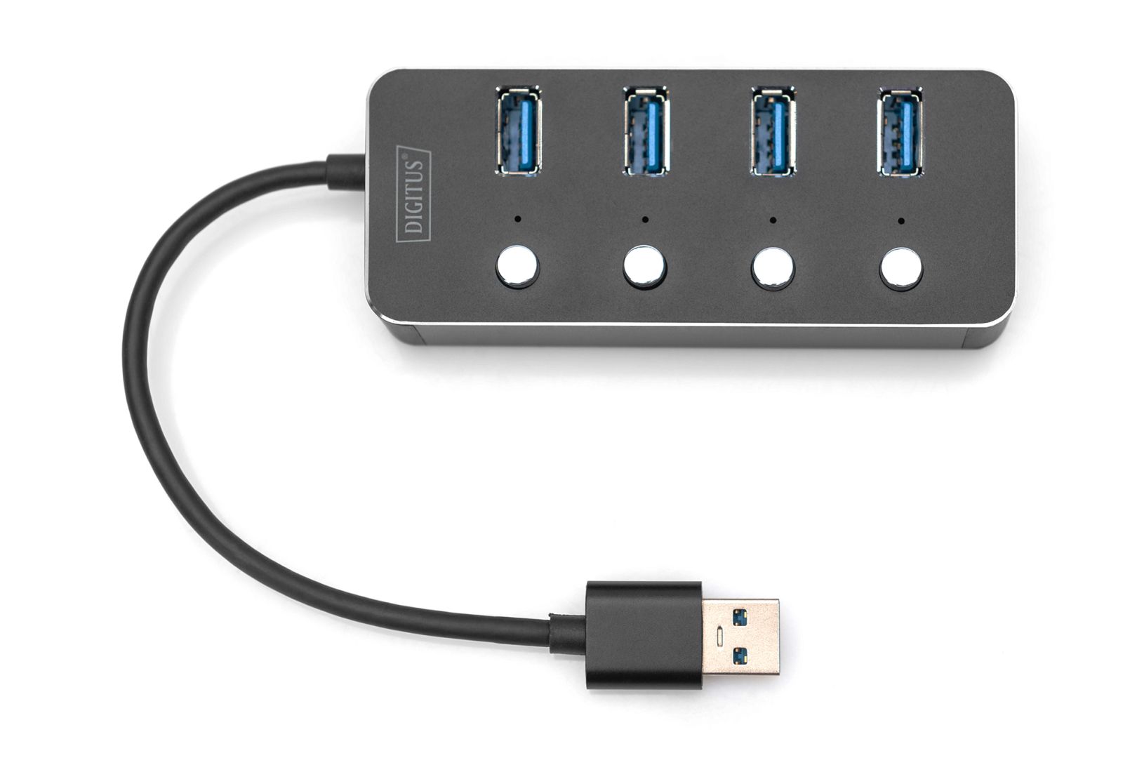 Digitus DA-70247 USB3.0 4-Port Hub Aluminum