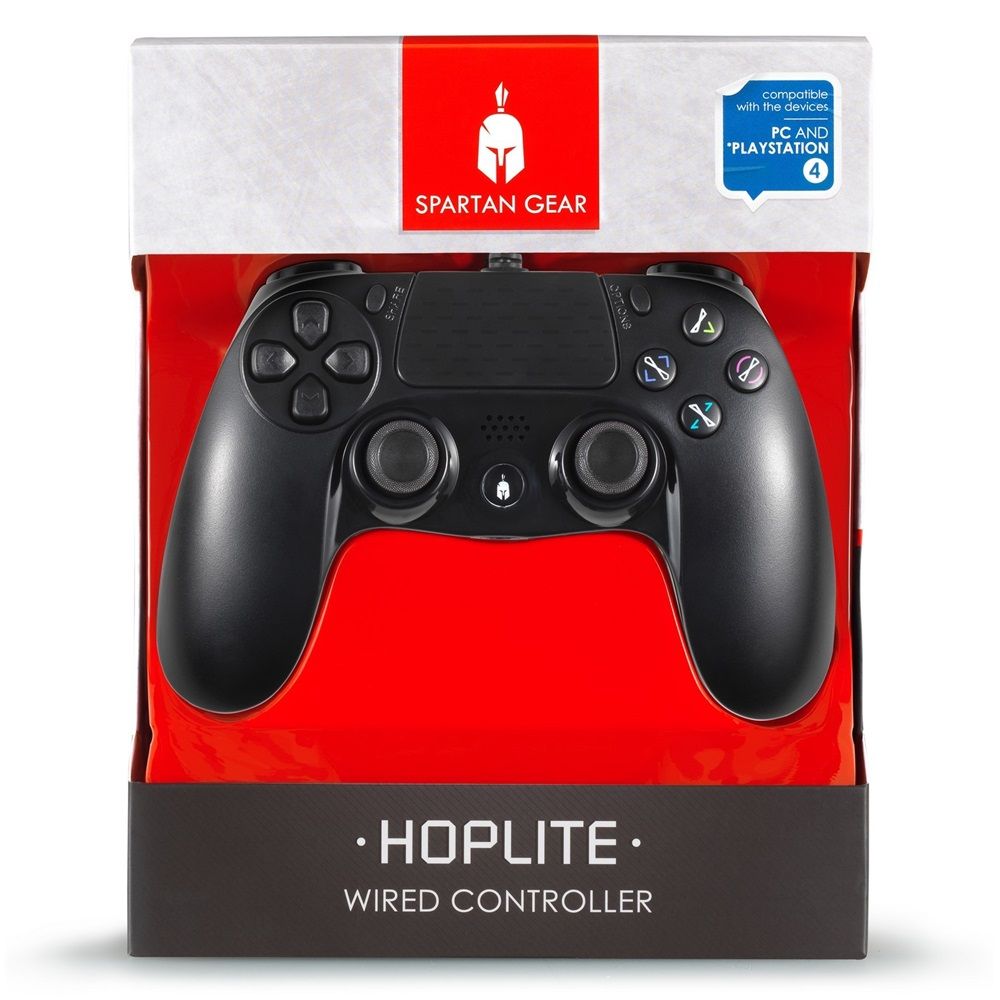 Spartan Gear Hoplite Wired Gamepad Black