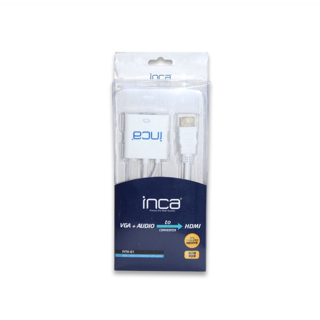 INCA IVTH-01 VGA to HDMI (+USB & AudioCable) White