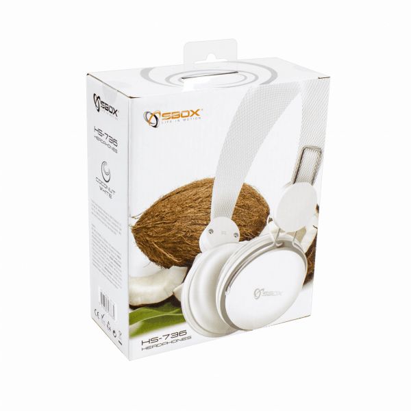 SBOX HS-736 headphones White
