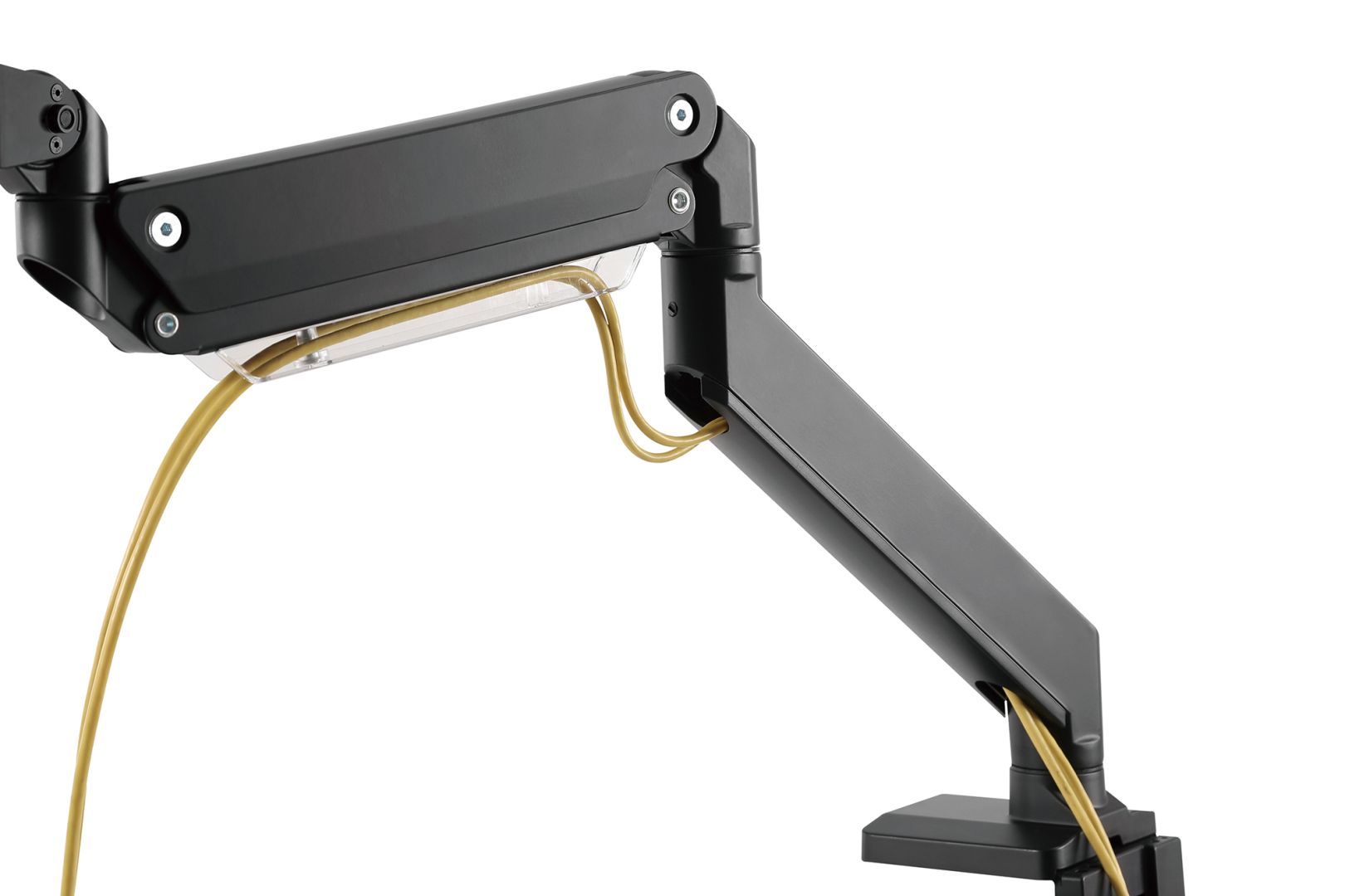 Digitus Universal Single Monitor Mount with Gas Spring and Clamp Mount 15-35" Black