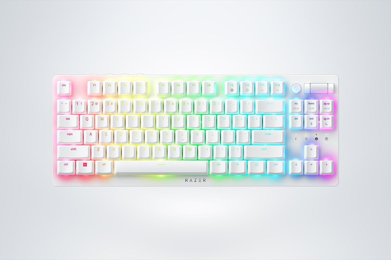 Razer DeathStalker V2 Pro Tenkeyless Linear Optical Red Switch Keyboard White US