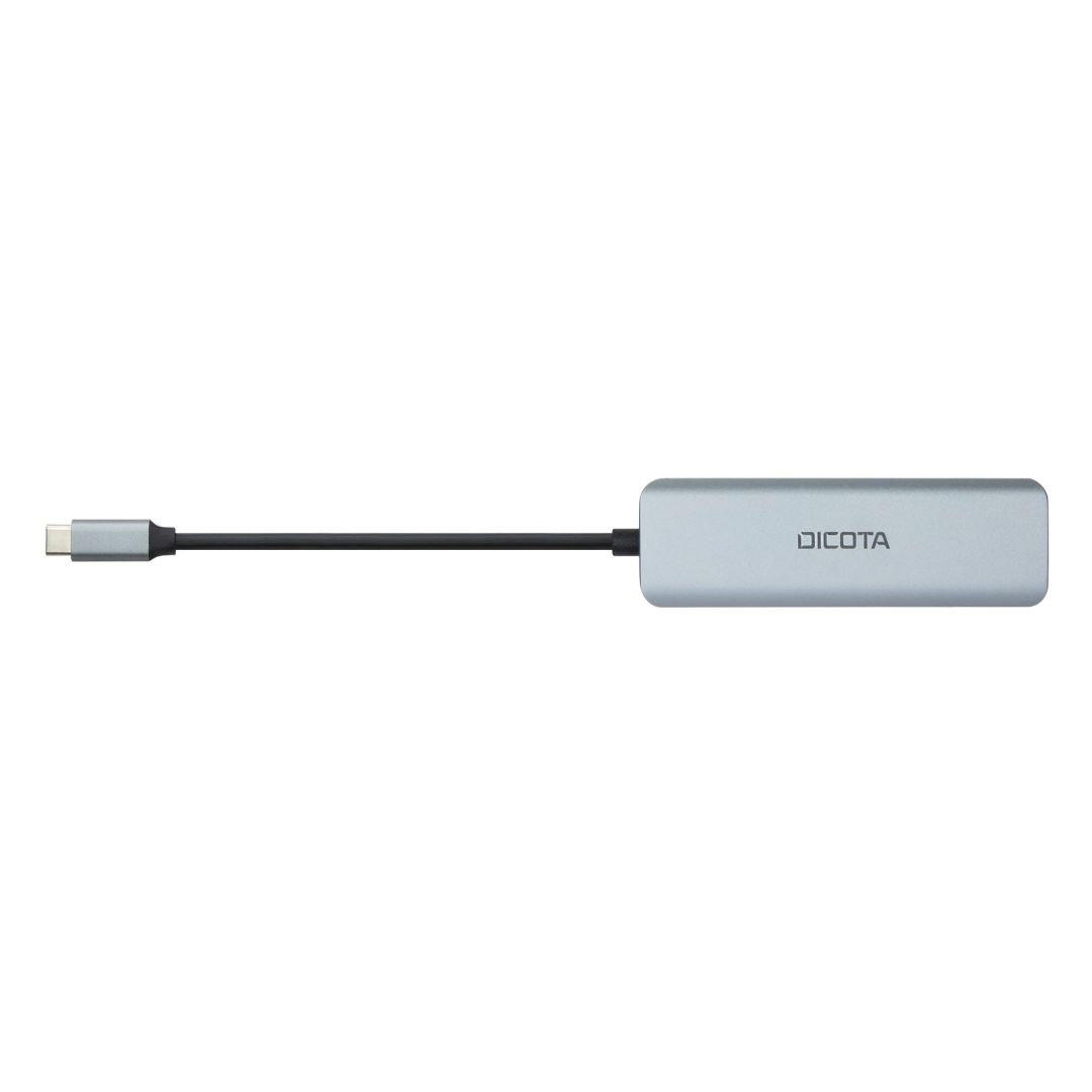 Dicota USB-C 4-in-1 Highspeed Hub 10 Gbps Silver
