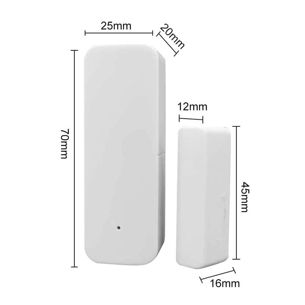 BlackBird Wi-Fi-s Ajtó nyitás/zárás érzékelő White