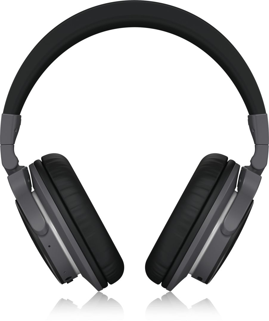 Behringer BH470NC Premium High-Fidelity Headphones with Bluetooth Connectivity and Active Noise Cancelling Black/Grey