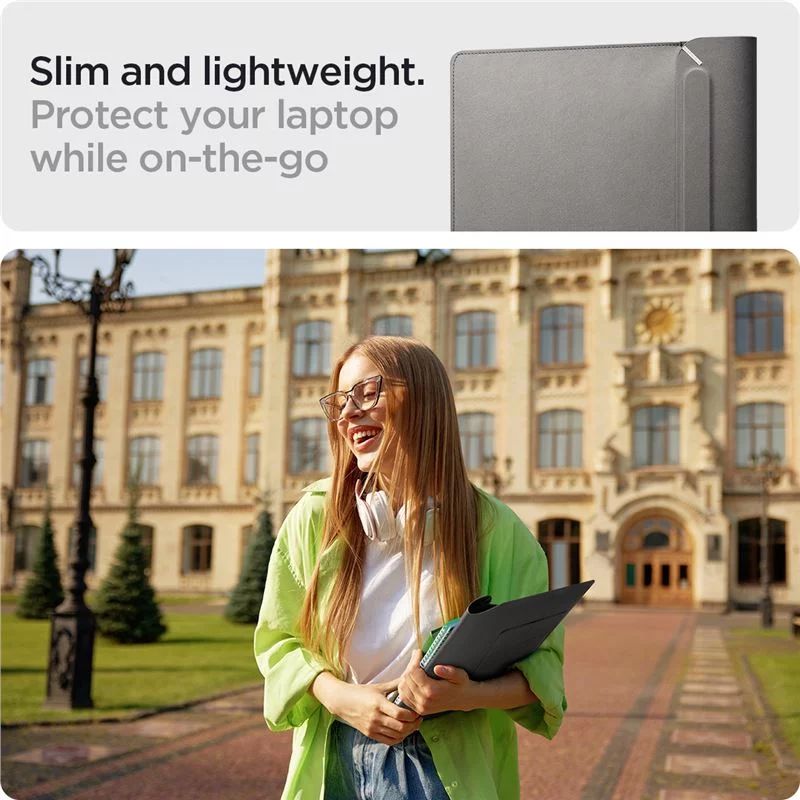 Spigen Valentinus S Notebook táska 16" City Grey