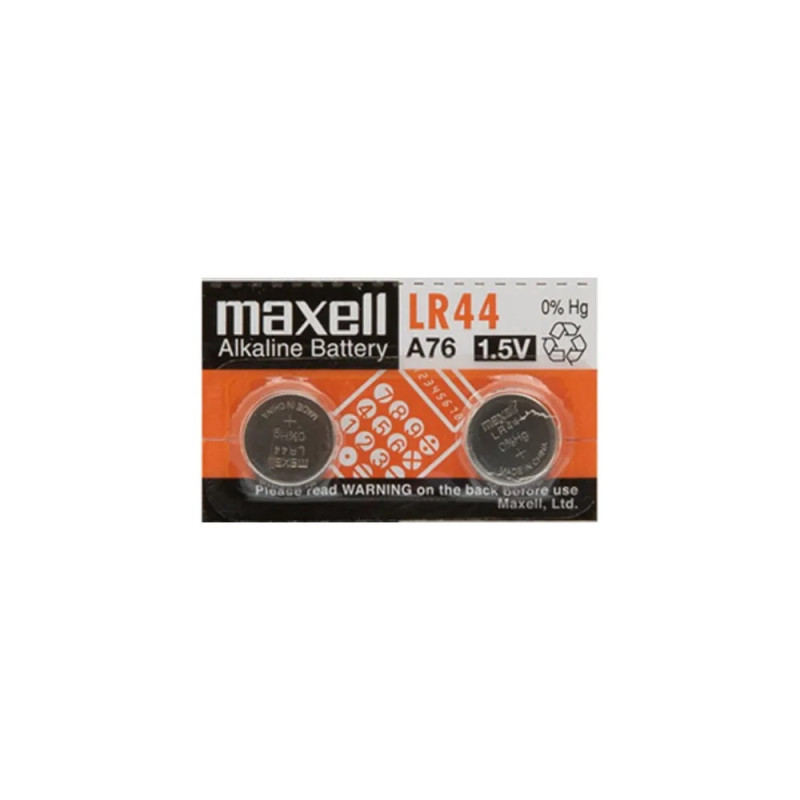Maxell LR44 Alkáli Gombelem 2db/csomag