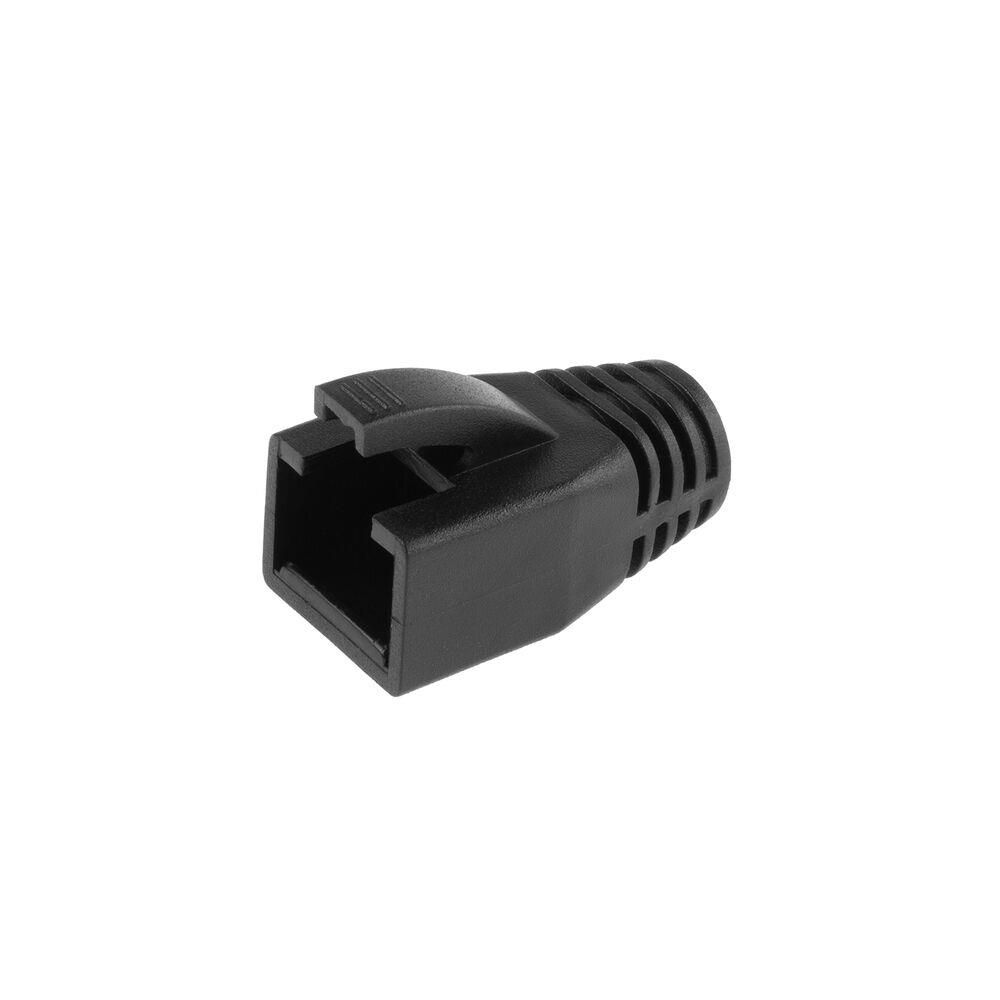 ACT RJ45 boot for 8.0 mm cable Black