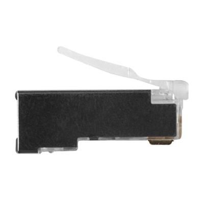 ACT RJ45 (8P/8C) CAT6 shielded modulaire connector for round cable with solid or stranded conductors